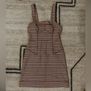 Anthropologie Squareneck Slim Mini Dress